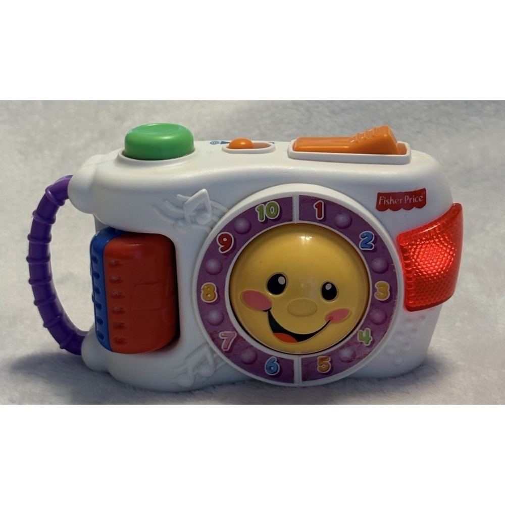Fisher-Price Laugh & Learn Learning Camera Toy Music Lights 2009 Mattel Tested